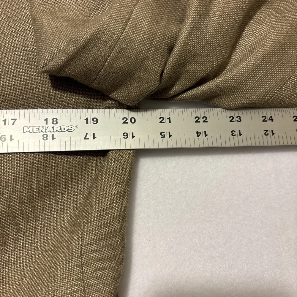 Lauren Ralph Lauren Mens Blazer 40R Sport Coat Tan Linen Blend RN69456‎